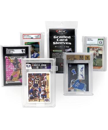 BCW 1-RGCS Resealable Graded Card Sleeves - Protect and Preserve Your Collectible Cards - Buy Online on SooperMarket.com
