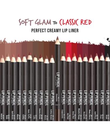 kiss new york Professional Slim Lip Pencil - Creamy Soft Lip Liner in Chocolate - Buy Online on SooperMarket.com