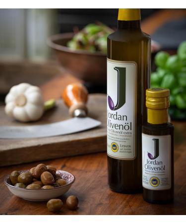 Premium Jordan Olive Oil | Greek Island of Lesbos | Traditional Cold-Pressed | 100ml Elegant Glass Bottle - Buy Online on SooperMarket.com