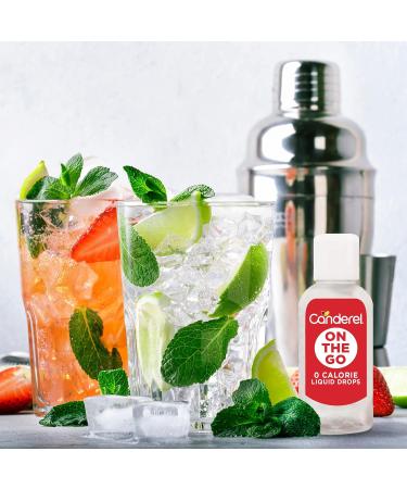 Canderel On The Go Liquid Sweetener 6 x 55 ml | Zero Sugar and Zero Calories | 500 Servings | (6 Pack) - Buy Online on SooperMarket.com