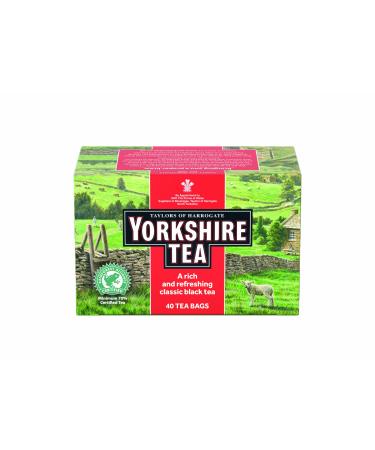 Taylors of Harrogate Yorkshire Red, 40 Teabags, (Pack of 6) Yorkshire Red 4.4 Ounce (Pack of 6)