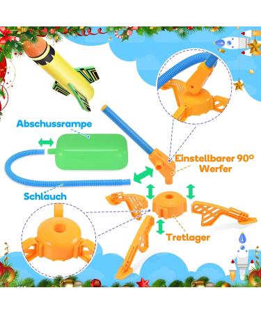 Dislocati 6 Pack Rocket Toys - Air Pressure Outdoor Fun | Perfect Kids Gifts | Shop Internationally - Buy Online on SooperMarket.com