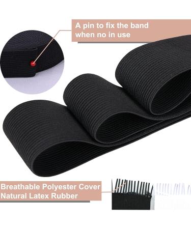 XKDOUS 1 Inch White Knit Elastic Band - 14 Yards | High Elasticity for Sewing Waistband & Pants - Buy Online on SooperMarket.com
