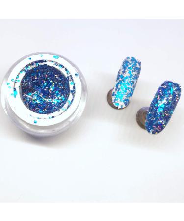5 ml Exclusive UV Color Gel - Big Glitter Summer Night | Shop Glitter Gel for Long-Lasting Nail Art - International Shipping Available - Buy Online on SooperMarket.com