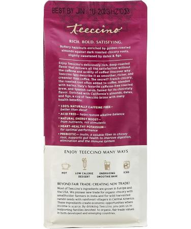Teeccino Hazelnut Mediterranean Herbal Coffee - 11 oz - Buy Online on SooperMarket.com