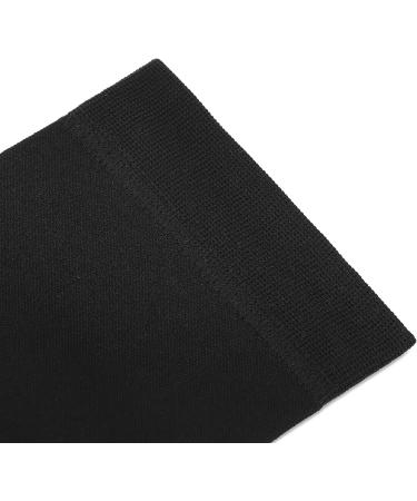 Black Calf Compression Cuffs for Men & Women | S to XXL | Soft Elastic Leg Socks for Running Baseball Hiking & Travel - Buy Online on SooperMarket.com