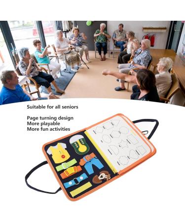 Alzheimer Sensory Blanket Multi Function Dementia Activities for Anxiety Relief Skill Learning - Buy Online on SooperMarket.com