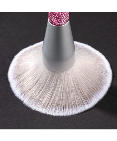 TEXAMO Large Powder Makeup Brush - Vegan Face Brush for Full Face Coverage - Ideal for Bronzer, Contouring, and Loose Powders - Pink - Buy Online on SooperMarket.com