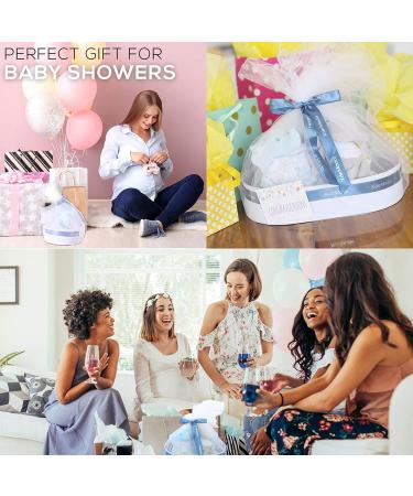 Elephant Theme Newborn Gift Basket for Boys or Girls - Baby Shower Essential Bundle with Registry Must-Haves and Card Included - Buy Online on SooperMarket.com
