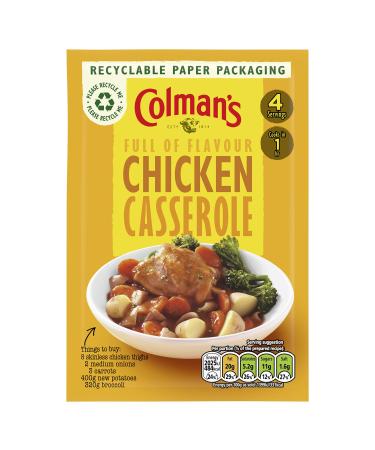 Colman's Chicken Casserole perfect with a baked potato Recipe Mix quick to prepare casserole mix 40 g