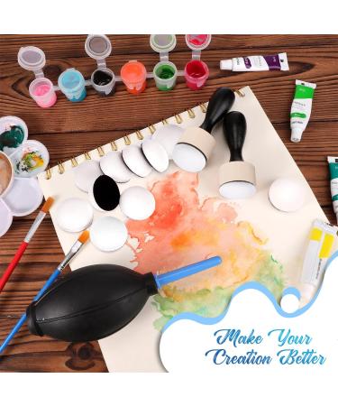 21-Pack Mini Round Ink Blending Tool Set with 20 Replacement Refill Sponges - Art Supplies for Distressing and Blending - Buy Online on SooperMarket.com
