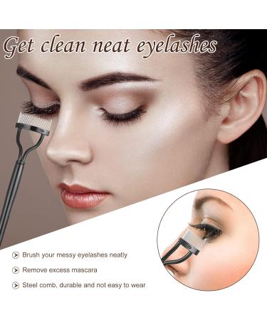 14 Pieces Eyelash Curler Kit Eyelash Comb Eyebrow Brush Eyelash Tweezers False Eyelashes Applicator Tool Eyebrow Trimmer Silicone Refills Pads for Women (Black and Purple)(Black and Purple) As Picture Shown - Buy Online on SooperMarket.com