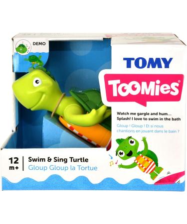 TOMY Toomies Swim & Sing Turtle Baby Bath Toy | Interactive Educational Toy with Music and Sounds | Water Play Toy for Boys & Girls 1-3 Years Old - Buy Online on SooperMarket.com