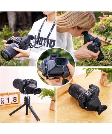 JJC Collapsible Camera LCD Viewfinder 3X Magnifier Sunshade Hood with Arca-Type Plate for Canon Nikon Sony - Buy Online on SooperMarket.com