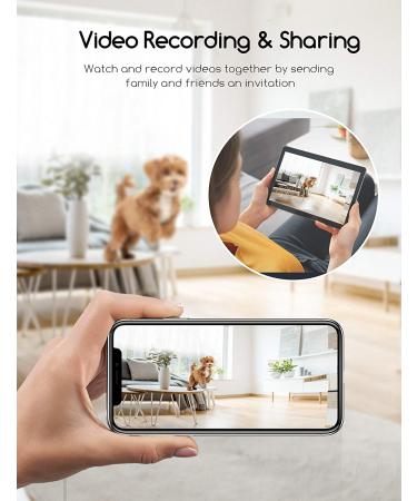 Faroro Dog Camera with Treat Dispenser - 1080P Full HD WiFi Pet Camera for Remote Monitoring and Treat Tossing - Buy Online on SooperMarket.com