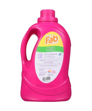 Fab Love Duet Liquid Laundry Detergent (134 oz) - Premium International Shipping - Eco-Friendly Clean - Buy Online on SooperMarket.com