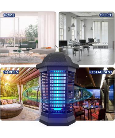 Electric Bug Zapper Mosquito Killer for Home Backyard Patio - Black - Buy Online on SooperMarket.com