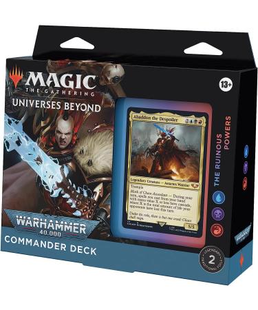 Magic The Gathering Warhammer 40k Commander Deck - Ruinous Powers Expansion - Buy Online on SooperMarket.com