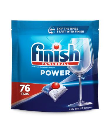 Finish Power - 76ct - Dishwasher Detergent - Powerball - Dishwashing Tablets - Dish Tabs 76.0