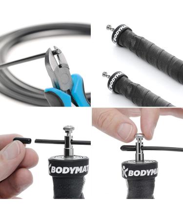 Shop BodyMate Universal Springs Rope | Anti-Slip Handles & Adjustable Steel Cables for CrossFit Boxing & Core Training - International Shipping Available - Buy Online on SooperMarket.com