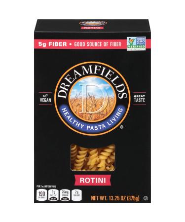 Dreamfields Healthy Pasta Living Rotini, 13.25-Ounce Boxes (Pack of 6)