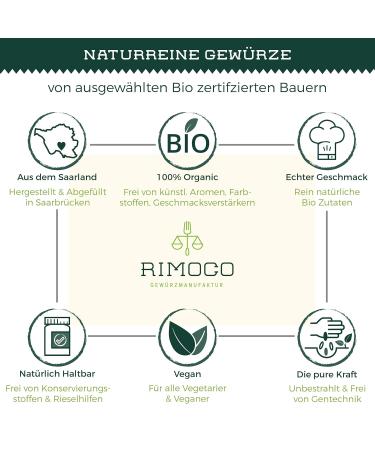 Rimoco n 302 Organic Madras Curry Powder - Mild Indian Spice Mix | Exotic & Full-Bodied Flavor | 1000g | Large Packaging - Buy Online on SooperMarket.com