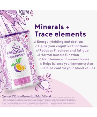 Passionfruit Flavour Calcium Magnesium Zinc Powder 450g (45 Servings) - Supports Healthy Bones, Teeth & Muscles - Alpha Foods - Buy Online on SooperMarket.com