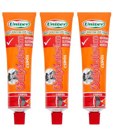 Univer Goulash Paste Hot (3x160g) Economy Pack Traditional Hungarian Cooking Paste