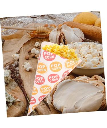 Didiseaon 200 Pcs Popcorn Bag Clear Goody Bag Kids Cone Bags Piping Bags Kids Snack Bag Halloween Treat Bags for Candy Mini Popcorn Boxes Halloween Cone Bags Child Waffles Paper Glass - Buy Online on SooperMarket.com