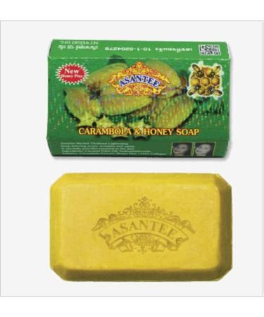 Asantee Carambola Star Fruit & Honey Natural Deep Cleansing Soap 125g - Buy Online on SooperMarket.com