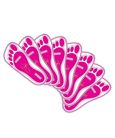 25 Pairs Pink Disposable Spray Tanning Feet Pads - Sunless Airbrush Tent Foot Protection - Buy Online on SooperMarket.com