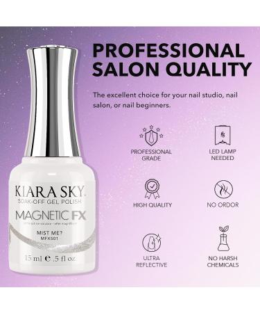 KIARA SKY Soak Off Gel Polish - UV LED Magnetic FX (Mist Me) 0.15 fl oz - International Shipping Available - Buy Online on SooperMarket.com