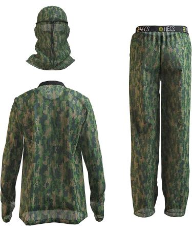 HECS Hunting 3-Piece HECStyle Camo Suit - Large Green | Deer & Big Game Hunting Suits for Men and Women - Buy Online on SooperMarket.com