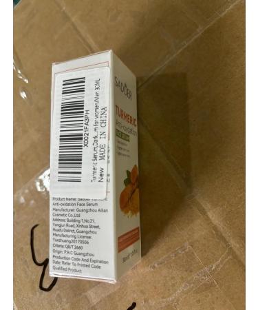 Turmeric Serum Dark Spot Corrector Serum Turmeric Face Serum Skin Corrector Serum Deep hydration Brighten Skin Tone dark spot remover glowing and blemish free skin facial serum for women/Men 30ML - Buy Online on SooperMarket.com