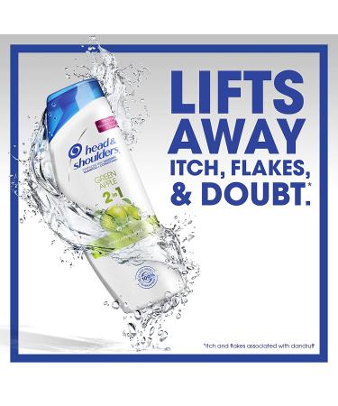 Head and Shoulders Green Apple Anti-Dandruff 2-In-1 Shampoo & Conditioner - 13.5 fl oz - Buy Online on SooperMarket.com