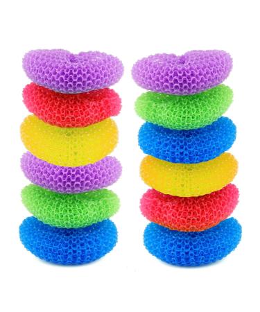 D.RECT 12 pieces plastic scourer plastic scourer scratch sponge perfect