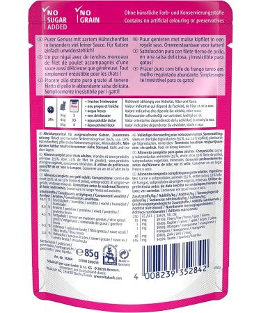 Vita Power Po sie D lice Wet Cat Food with Chicken Fillet - Grain & Sugar-Free for Adults (23x85g) | Premium Nutrition - Buy Online on SooperMarket.com
