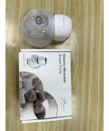 Kissbobo Revolutionary Electric Milk Pump - Portable 4 Modes & 12 Steps Optimal Comfort 21mm/24mm - Buy Now in White & Pink - Buy Online on SooperMarket.com