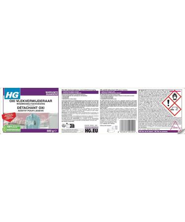 HG OXI stain remover detergent addition 0.5 kg - Buy Online on SooperMarket.com