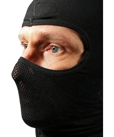 Brubeck Storm Hood for Ladies & Men | Balaclava & Ski Mask | Wind & Motorcycle Face Mask Black S-M - Best for Outdoor Sports - Buy Online on SooperMarket.com