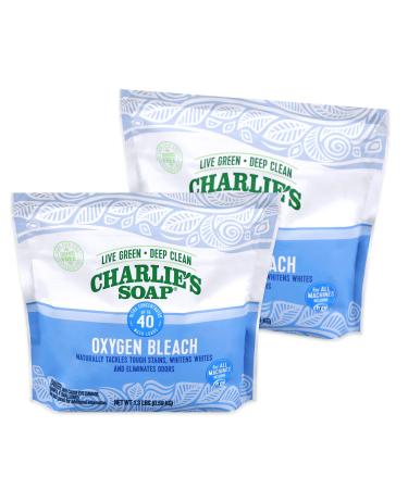 Charlie's Soap - Biodegradable Non-Chlorine Oxygen Bleach - 1.3 lbs (2 Pack)