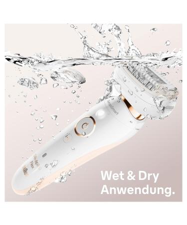 Buy Braun Silk- pil 9 Flex Epilator for Women - 5 Attachments Flexible Head White/Gold | International Shipping Available - Buy Online on SooperMarket.com