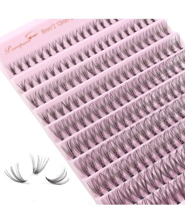 Parriparri Cluster Lashes 200 Pcs Individual Lashes 20D D Curl False Eyelashes Extension Reusable Soft Russian Lashes Extension Diy at Home (20D-0.07D-8-16MM Mix) Individual-0.07D-20D-Mix