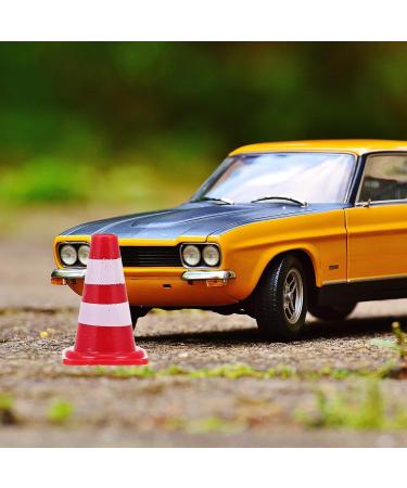 Toyandona 50 Mini Traffic Cone Set - Kids Warning Cones & Fairy Garden Accessories - Perfect Gift for Dollhouse & Mini Landscape Decoration - Buy Online on SooperMarket.com