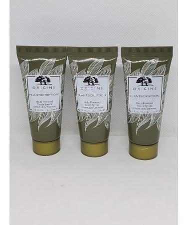 Buy Lot of 3 Origins Plantscription Multi-Powered Youth Serum Mini 0.17 oz (15ml) | Anti-Aging Skincare | International Shipping Available - Buy Online on SooperMarket.com
