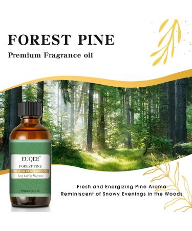 EUQEE Forest Pine Fragrance Oil 60ml - Premium Grade Aromatherapy Essential Oil for Diffusers and DIY Candle Making - Buy Online on SooperMarket.com