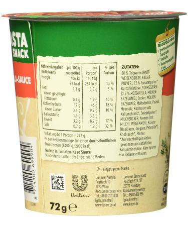Buy Knorr Snack Bar Noodles & Spaghetti Bolognese Set - 16 Pack (Tomato Mozzarella & Bolognese) - International Shipping Available - Buy Online on SooperMarket.com
