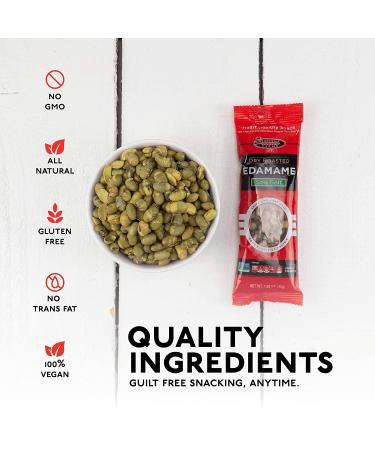 Seapoint Farms Dry Roasted Edamame Sea Salt - 12 Packs (1.58 oz each) - Healthy Snack - Buy Online on SooperMarket.com