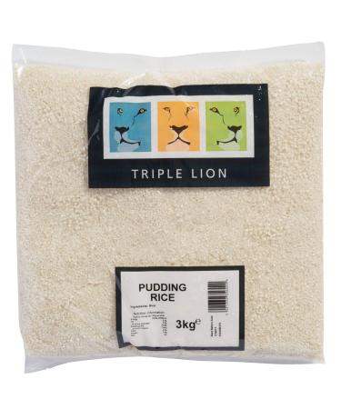 Triple Lion Short Grain Pudding Rice - 1x3kg