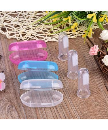 Baby Toothbrush Soft Baby Finger Toothbrush Silicone Tongue Brush Oral Cavity Cleaning Tool for Kids Babies - Buy Online on SooperMarket.com